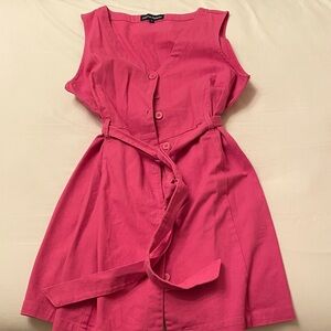 Princess Highway Fuchsia Sleeveless Mini Dress